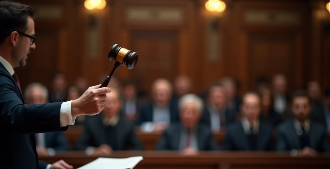 Vue d'une salle de vente aux enchères animée à Bruxelles avec commissaire-priseur