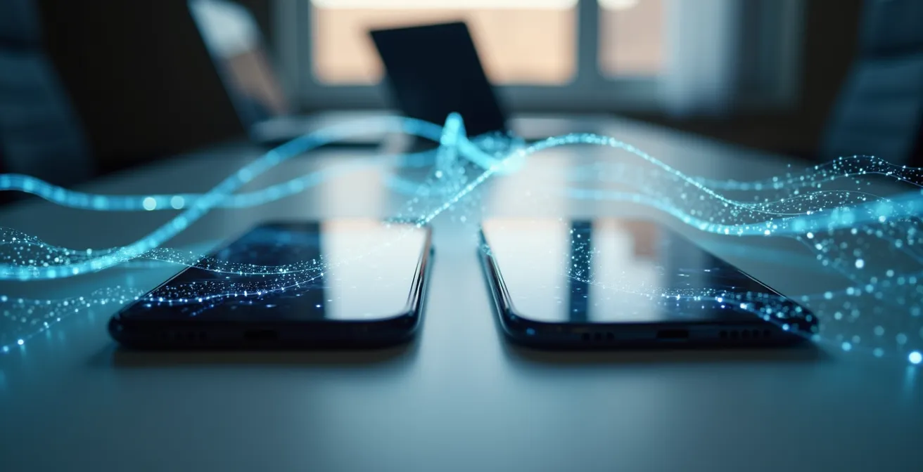 Migration sécurisée de données entre smartphones Android et iOS