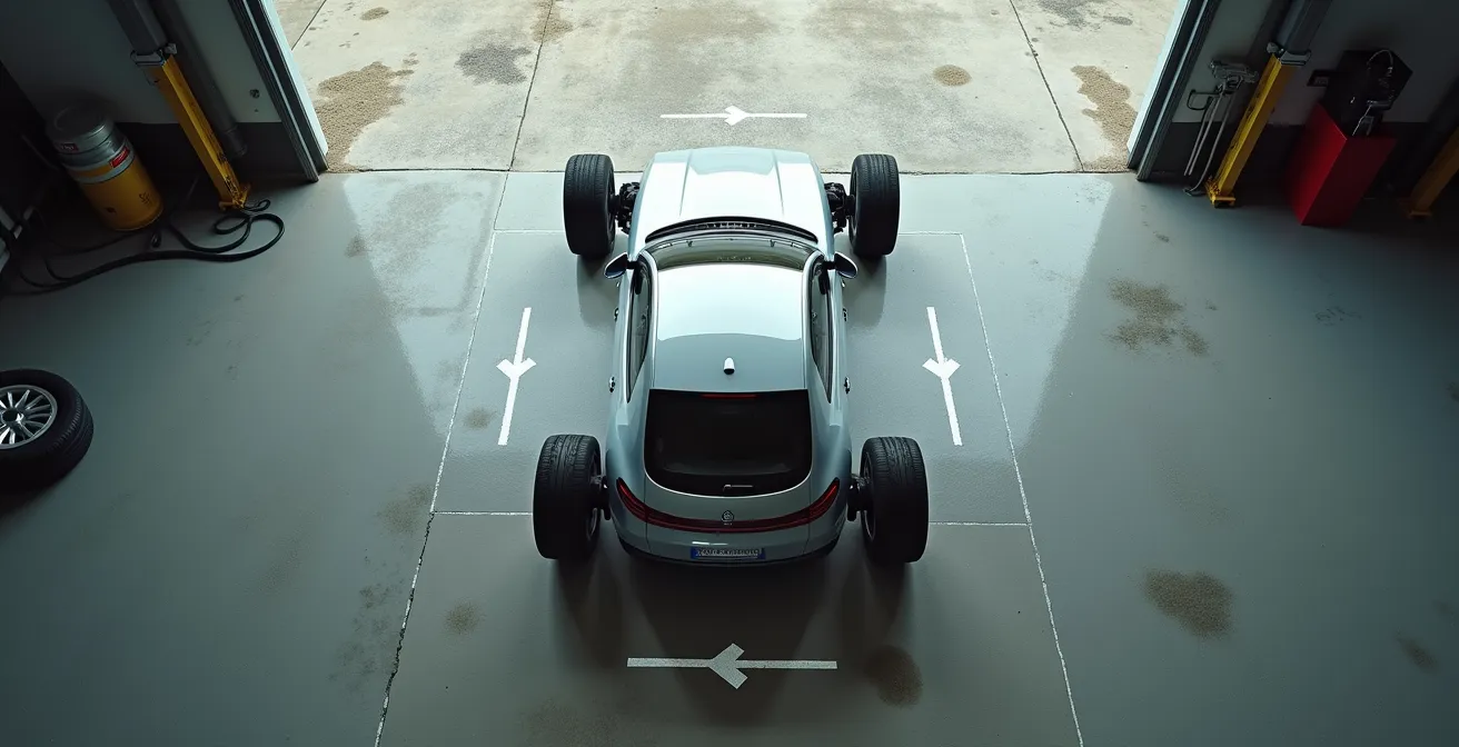 Schéma de permutation des pneus sur véhicule à traction avant